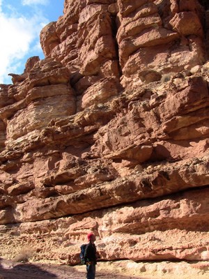 Rising canyon walls