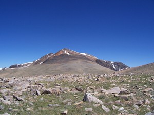 View of the peak as I rest